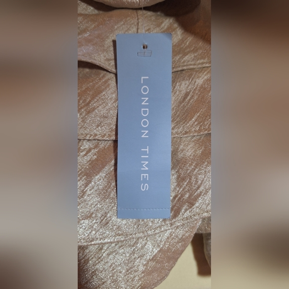 🍾NWT LONDON TIMES sleeveless midi dress. Size 10 - Picture 7 of 8